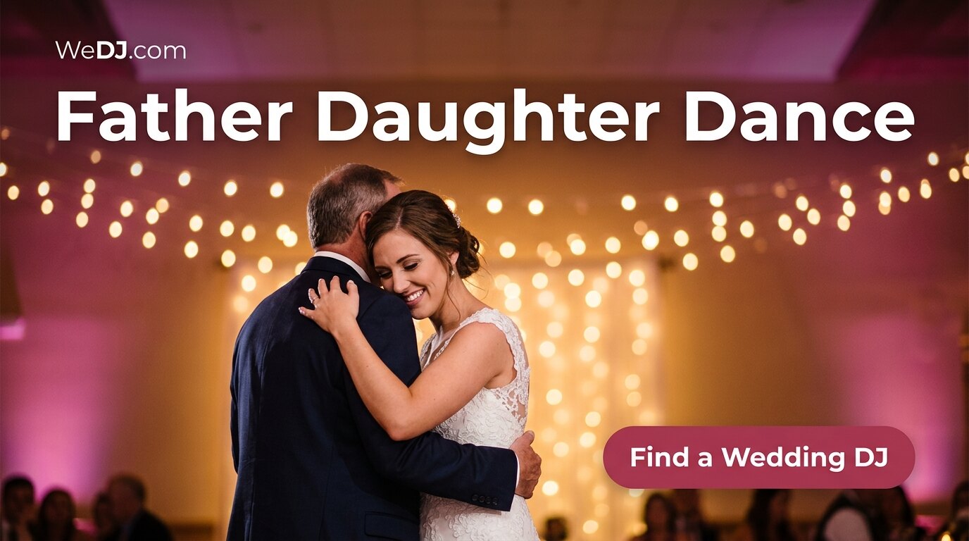 Find a wedding DJ for Top 100 Father-Daughter Wedding Dance Songs