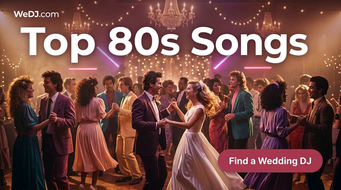 Find a wedding DJ for Top 80s Wedding Songs — Best of the 1980s