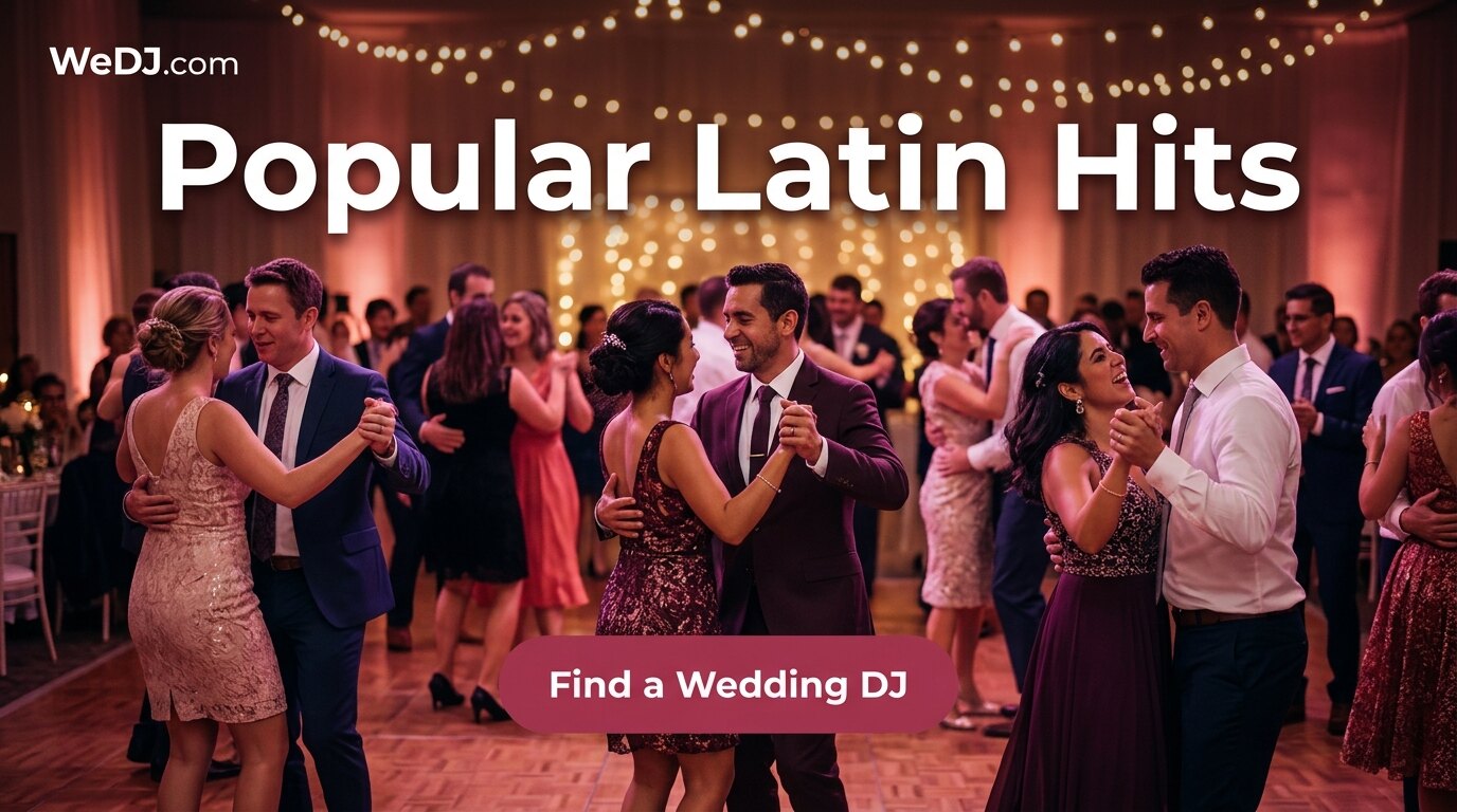 Find a wedding DJ for Top 100 Latin Wedding Songs & Hits