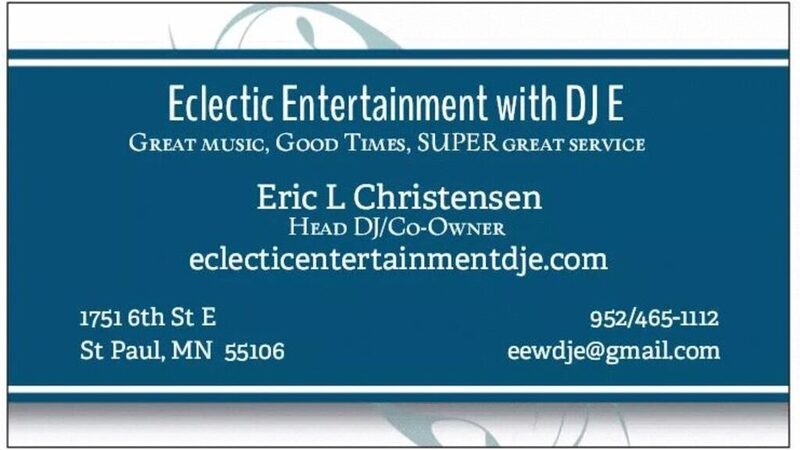 Eclectic Entertainment with DJ E